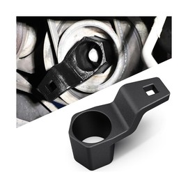 TSUGAMI Car 19 mm Harmonic Balancer Socket & 50mm Crankshaft Crank Pulley Wrench Holder Tool for Stubborn Bolts, Automotive Removal Holding Spanner kit Compatible with 19mm Engines