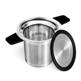 Tifanso Infusor de T de Acero Inoxidable Colador de T Empapador Filtro para T de Hojas Sueltas, Difusores Reutilizables de Malla Fina Bolsa Filtro... 