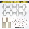 Rectangle Intake Manifold Adapter Plates Compatible with LS1 Cathedral Port