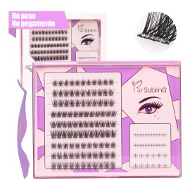 Kit Diy Extensión De Pestañas Autoadhesivas Con Pinzas