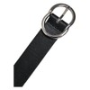 Urban Classics Small Ring Buckle Belt, Black/Silver, L