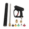 ECCPP Pressure Washer Gun W/Extension Wands Swivel Quick Connect M22-14mm