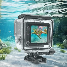 Underwater Diving Case for GoPro HERO 4K 2024, PULUZ 60m / 196ft Waterproof Housing Cover Shell Accessories with Screw for HERO 4K 2024 Camera Photography