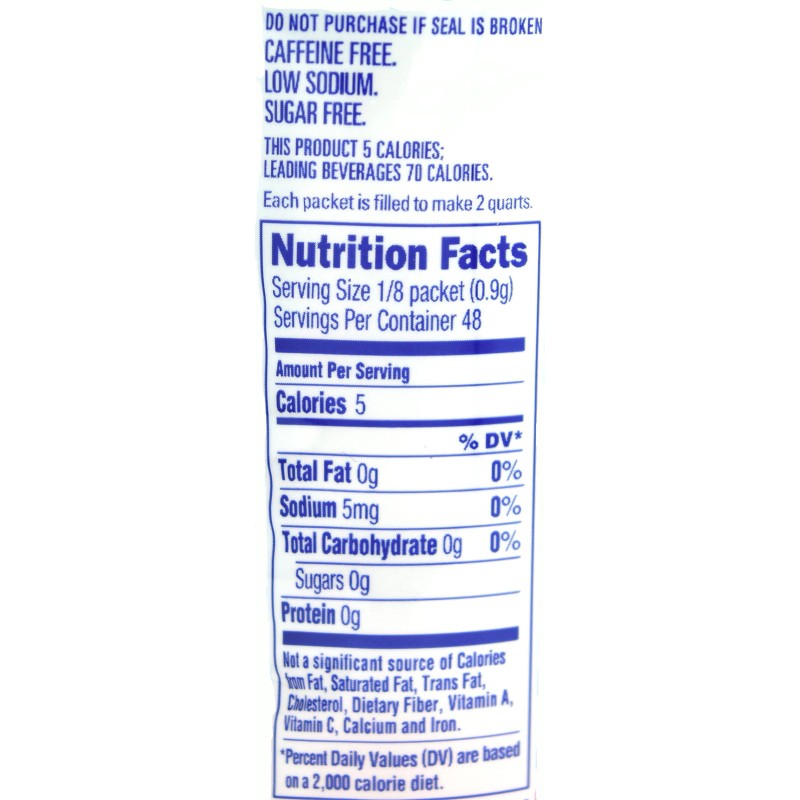 Crystal Light Raspberry Ice Drink Mix 2 Pack 6 Packets