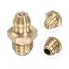 uxcell Brass Straight Grease Fitting M8 x 1.25mm Thread Hydraulic