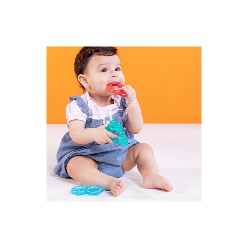 Bright Starts Stay Cool Teethers, Water-Filled & Chillable, BPA Free