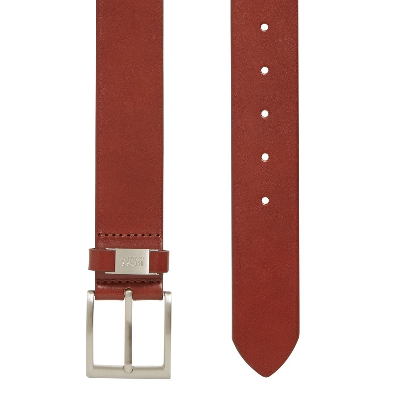 Boss Connio Men's Leather Belt, Real Leather Business Belt