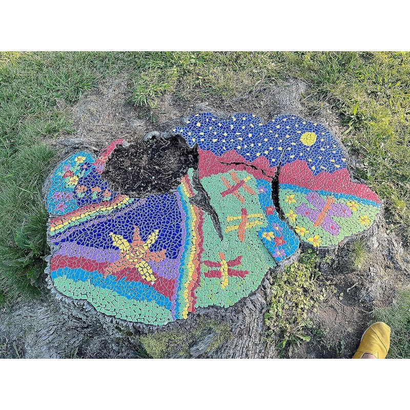 CarAngels Ceramic Mosaic Tiles DIY Home Decor Handmade Craft Ceramic