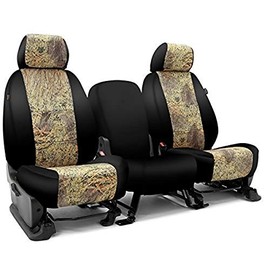 Tailored Seat Covers Neosupreme Camo Mossy Oak Brush with Black Sides for 2014-2019 Jeep Cherokee