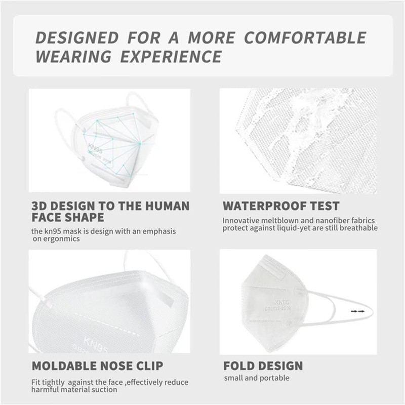Fusion Vibes FFP2 Face Mask, FFP2/KN95 Face Masks, 5 Layer