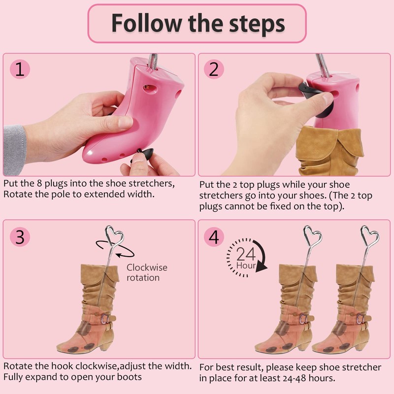 RekTak Shoe Stretcher Women, Boot Stretcher For Wide Feet Shoe