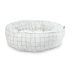 Fringe Studio "Handdrawn Bookliner Gray Small Circle Microplush Pet Bed