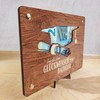 Bachelor Geschenk - XL Geldgeschenk aus Holz inkl. Ständer |