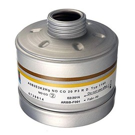 Dräger X-plore Combination Filter 1140 A2B2E2 Hg NOCO20 P3 RD for Gas and Particulate (EN 14387) Quality Filter for Masks with Round Thread RD40 (EN 148-1)