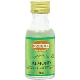 Preema Almond Flavouring Essence - 4x28ml ( 4 Pack)