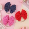 Lanmerry 3 Pack Baby Girls Headbands Soft Elastic Headbands Newborn