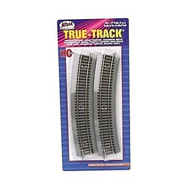 True-Track 22" Radius Track (4) HO Scale Atlas Trains