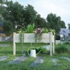 BIRASIL Outdoor Raised Garden Bed, Wood Planter Box for Vegetable
