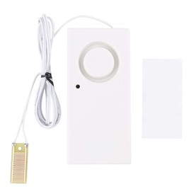 20DB Leak Water Detectors, 9v Water Leakage Sensor Alarm System for Fish Water Kitchen Warehouse Garage Solar Water Heater