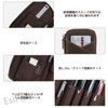 EsiFare Crazy Horse Leather, Retro Leather Pen Case, Multi-Stationery Pouch,