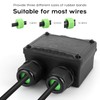 Junction Box Waterproof IP68, Cable Connector Waterproof, 4-Way Underground Cable
