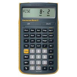 Calculated Industries 4050 Construction Master 5 Construction Metric and Imperial Calculator for Contractors, Estimators, Builders and Carpenters,Black