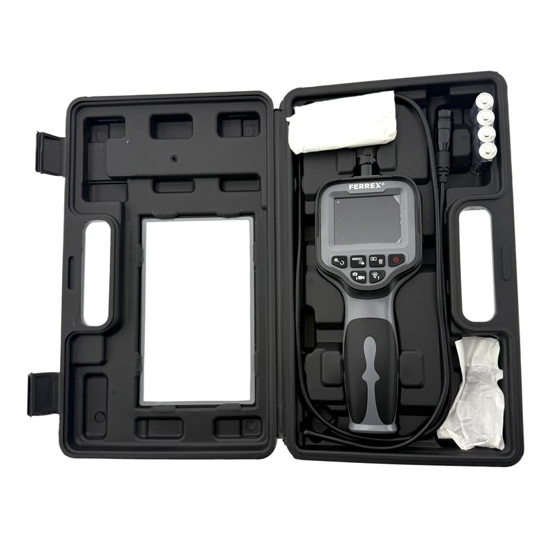 FERREX Endoscope Camera, 2.8" IPS Display, 115cm Inspection Camera Gooseneck,