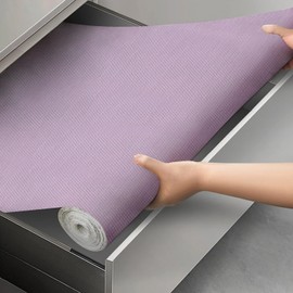 Drawer and Shelf Liner, Shelf Liner for Kitchen Cabinets,Non-Adhesive Cabinet Liner, PVC Drawer Liner for Dresser Non-SlipKitchen Cabinets Cupboard,12 in X 6.5 FT (Pink)