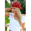 Set of 12 Solid 100% Polyester Unisex Bandanas - One