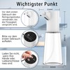 XZUO Automatic Soap Dispenser Adjustable Recharge 2020 (White)