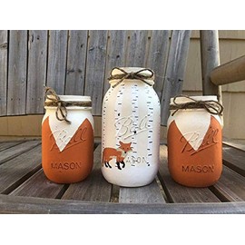 Fox Mason Jars/Fox Decor/Fox Centerpiece