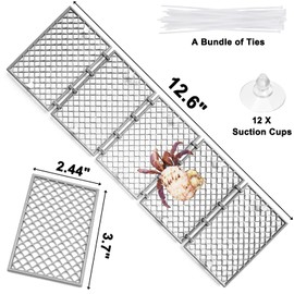 Hermit Crab Climbing Toys | 5 Pcs DIY Mesh Hermit Crab Ladder | Hermit Crab Tank Enrichment Decor | Hermit Crabs Decoration Accessories Supplies Toys Ornaments