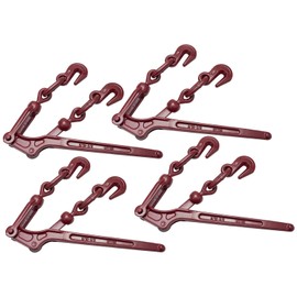 Mytee Products Lever Style Snap Binders 5/16" - 3/8" G70 Chain Binder 5400 Lbs Working Load Limit | Lever Chain Binders for Flatbed Truck Trailer (4 Pack)