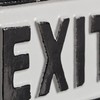 Relaxdays Exit Antique Design Arrow Right Sign Sign Wall &