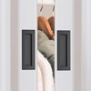 JOY DECOR 2 Pack Pocket Door Handles, 5.9" Rectangular Recessed