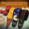 Art Tribute Art Tribute Personalized Guitar Strap Van Gogh Starry Night Classic Includes 2 Locks & 2 Matching Picks, Add Your Text and We Make It Especially For You, Your Own Custom Made Guitar Strap