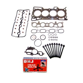 DNJ HGB635 Cylinder Head Gasket Set with Head Bolt Kit for 2007-2012 Nissan Sentra 2.0L 1997cc 122cid L4 DOHC