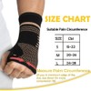 Copper Wrist Hand Brace Support Carpal Tunnel Sprain Arthritis Compression