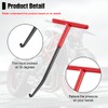 UHANBUT Motorcycle Exhaust Spring Puller Hook, Rubber Coating Vehicle T