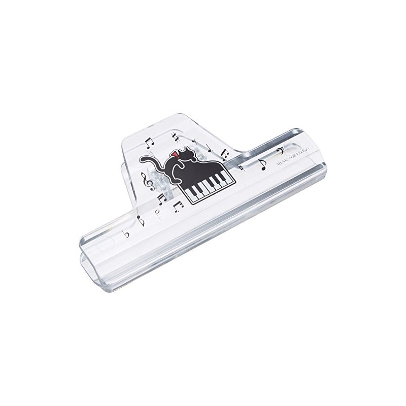 Nakano CLW-30/C/NP Music Book Clip Clear Cat and Piano