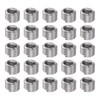 HARFINGTON 25pcs Threaded Inserts 8-32 UNC 1.5D (6.3mm) Helical 304