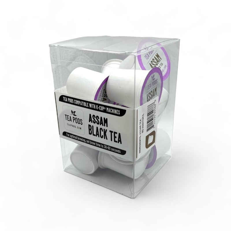 Assam black tea pods, single-serving tea capsules compatible with K-Cup