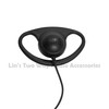 VBLL D Shape Ear Hook Earpiece with PTT Microphone Headset