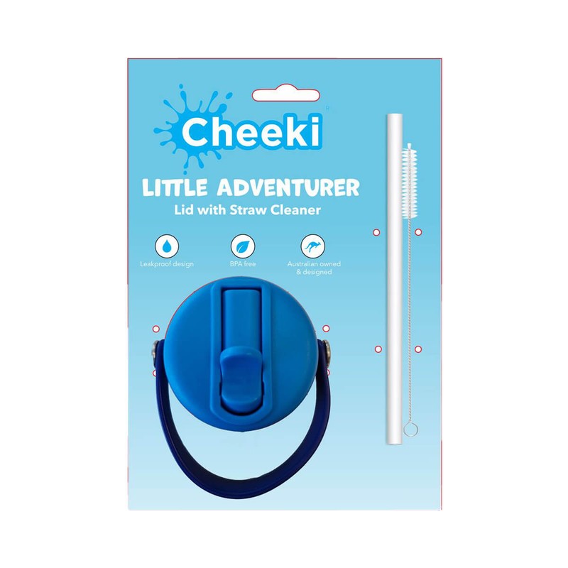 Cheeki Little Adventurer Bottle Replacement Lid, Ladybug
