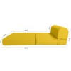Danfuton Sleeper Chair Folding Foam Beds, Flip Sofa Bed Sit