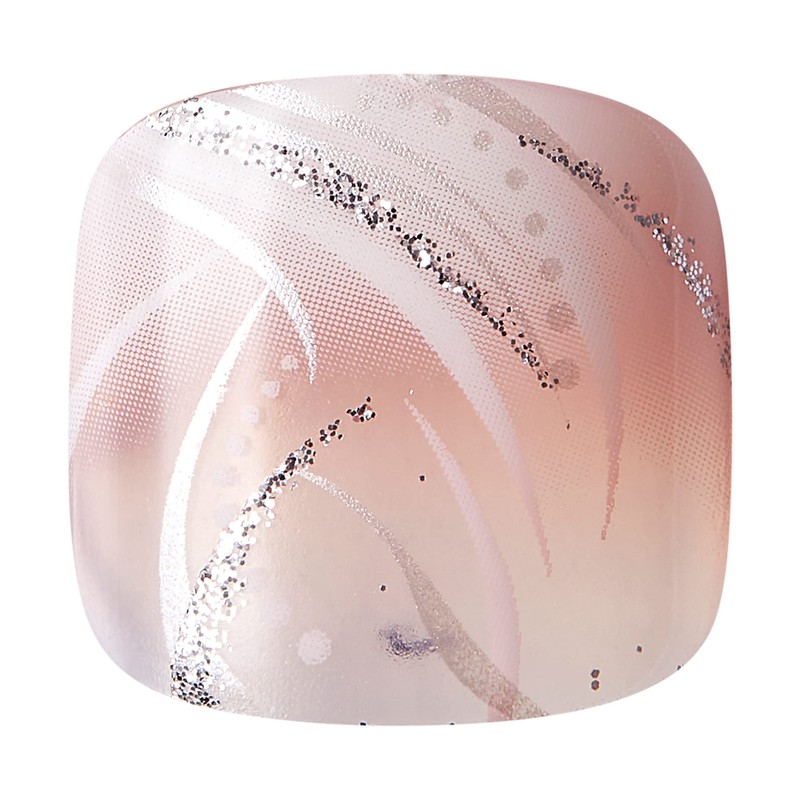 GoldFinger Press On Toe Nails Full Cover Toe Nails Glue