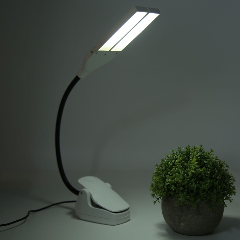 Music Stand Light LED Rechargeable Bendable Professional Design White Lamp