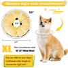 Cneo Inflatable Dog Cone Collar for Large Medium Small Dogs,