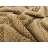 Bear & Panda Waffle Flannel Fleece Mink Throw - Sofa/Bedspread/travel