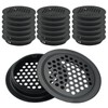 Unlorspy 20 Pcs Circular Soffit Vents 2.1 Inch(53mm) Stainless Steel